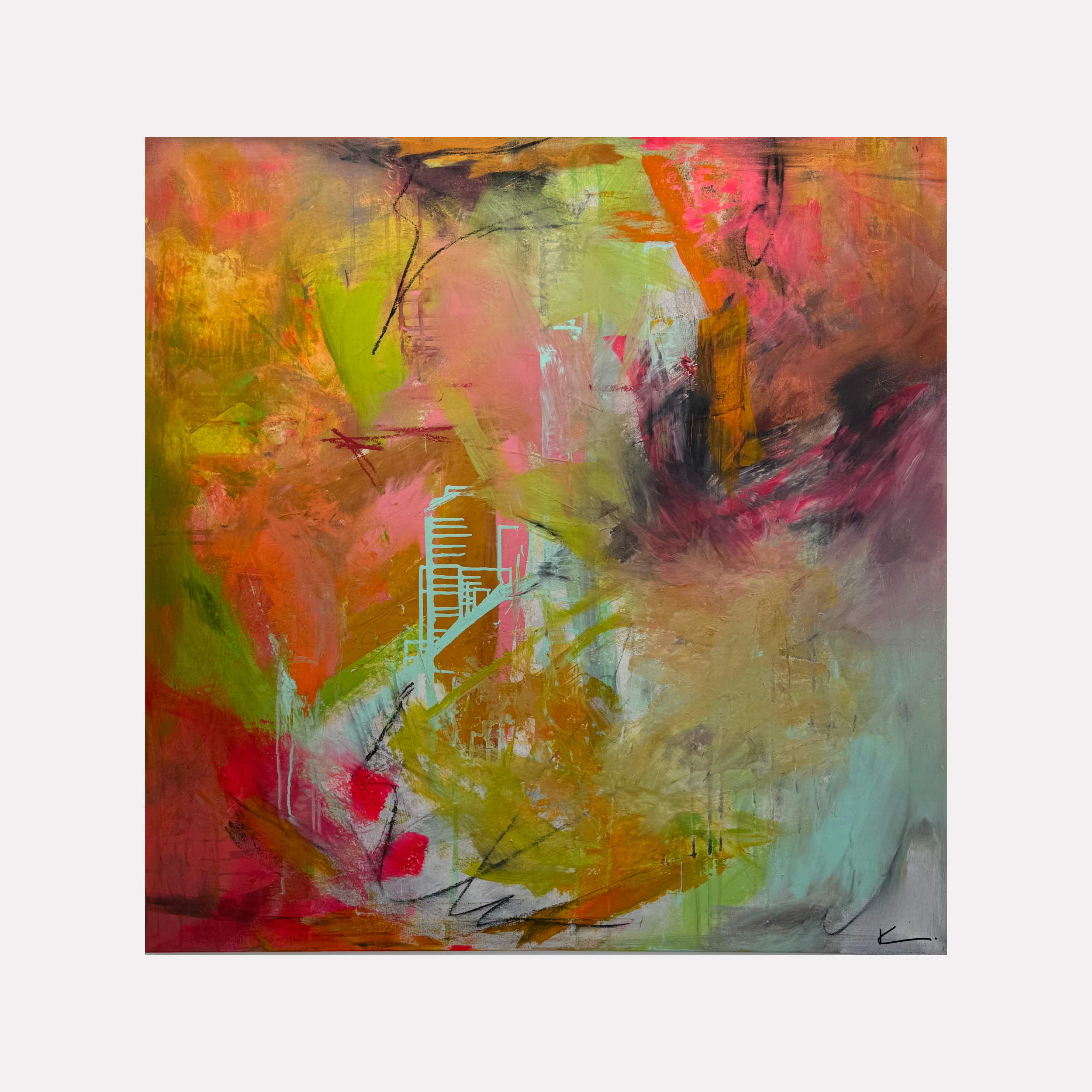 絵画 abstract painting pebbles on X: 